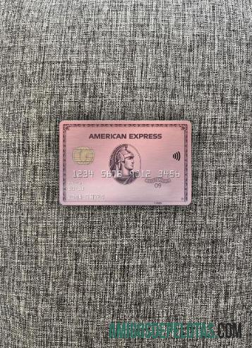 EUA Indiana Centier Bank AMEX Rose Gold Card Photolook Front baixar para verificação